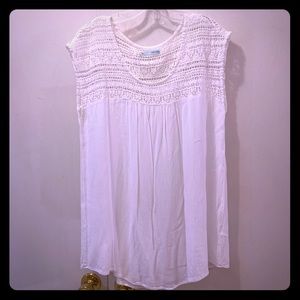 Crochet shoulder top, Large